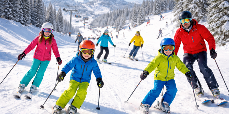 Kongsberg vinterferie (Dette bildet er generert av KI)