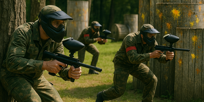 Paintball (Dette bildet er generert av KI)