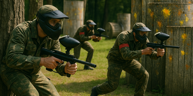 Paintball (Dette bildet er generert av KI)
