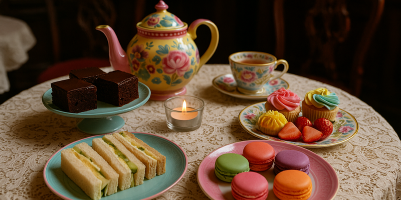 Bilde av Afternoon tea. (This image is AI generated.)