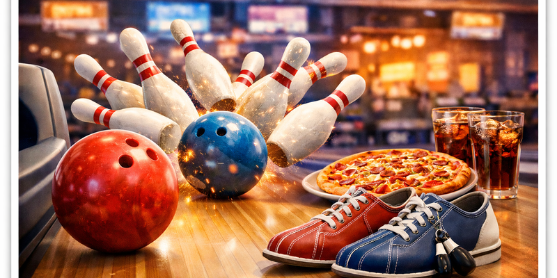 bowling (Dette bildet er generert av KI)