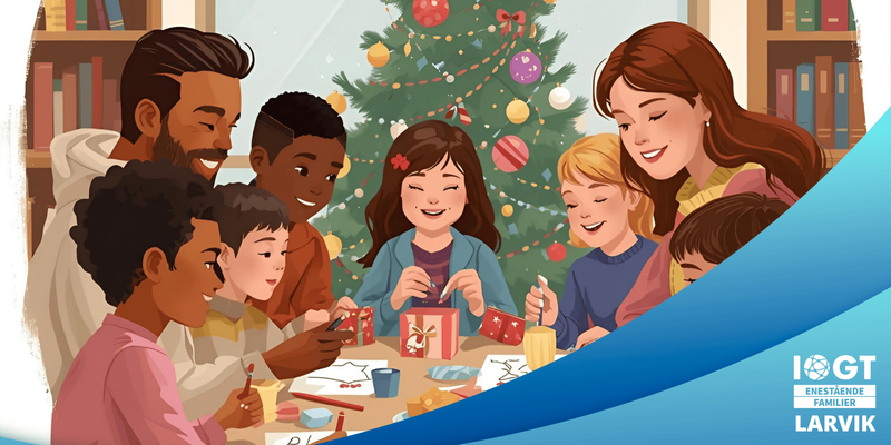 juleverksted (Dette bildet er generert av KI)