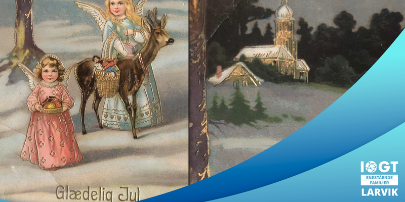 Engler i snø