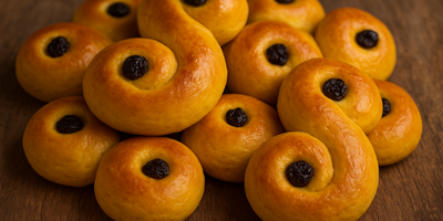 Bilde av lussekatter