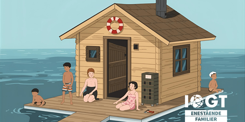 sauna bilde (This image is AI generated.)