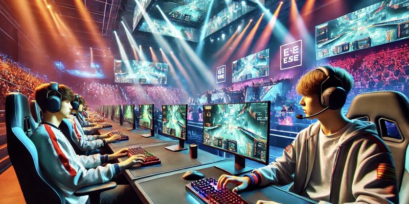 gaming (Dette bildet er generert av KI)