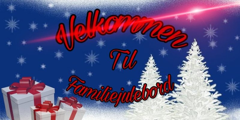 Familiejulebord