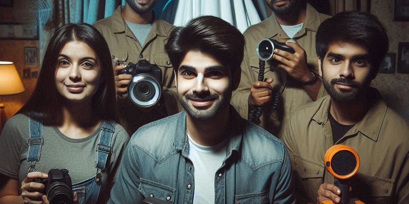Spøkelsesjegere (This image is AI generated.)